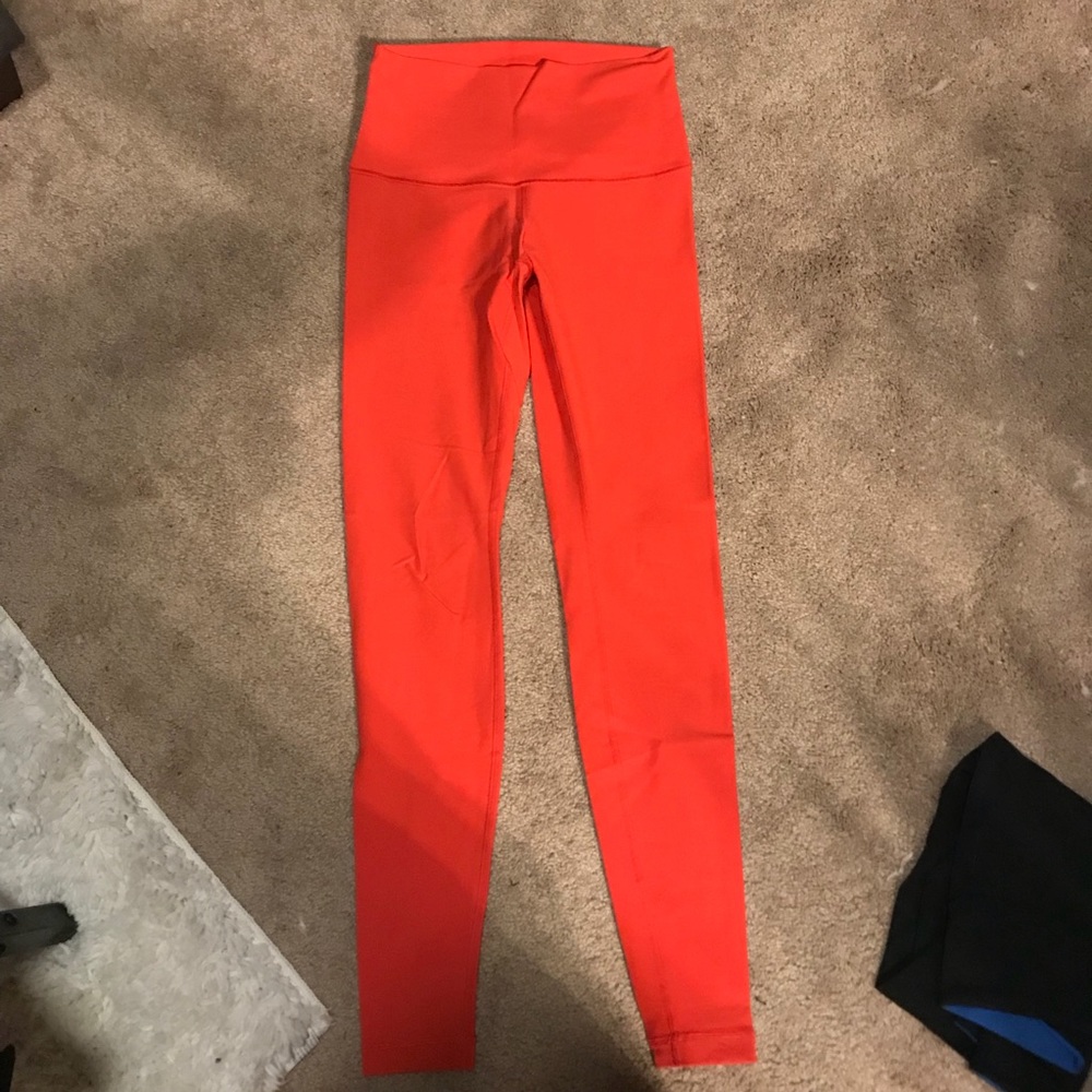 Lululemon coral high waist leggings